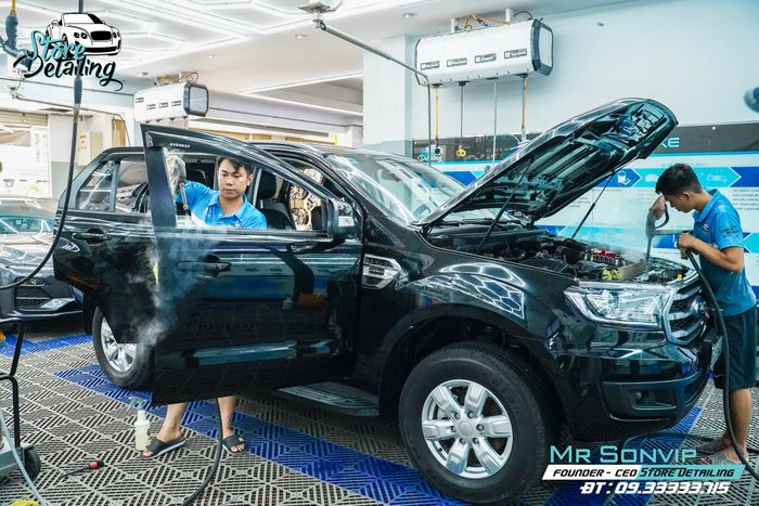 Không gian chăm sóc xe đẳng cấp tại Store Detailing