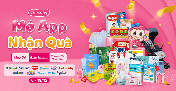 Không gian mua sắm hiện đại tại Con Cưng