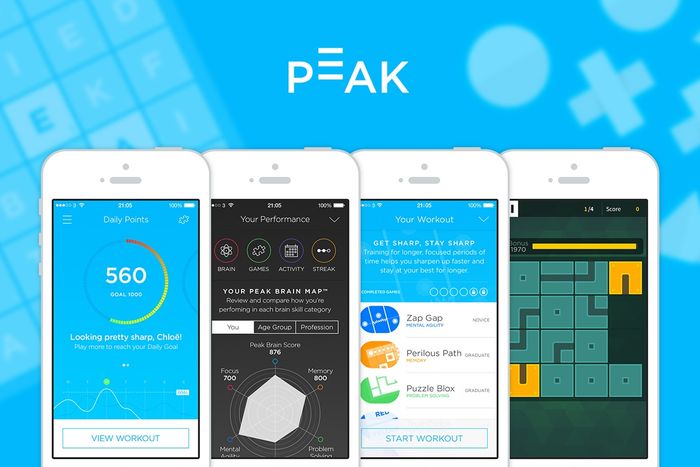 Hình ảnh 2 - Giao diện trực quan và bài tập trí não đa dạng từ Peak