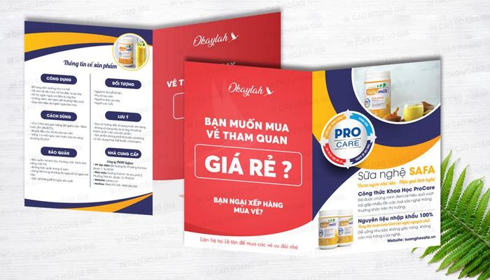 Hình ảnh minh họa chất lượng in ấn tại Cao Hoàng Gia