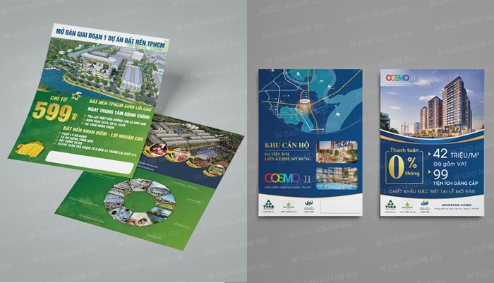 Mẫu thiết kế tờ rơi ấn tượng từ Cao Hoàng Gia