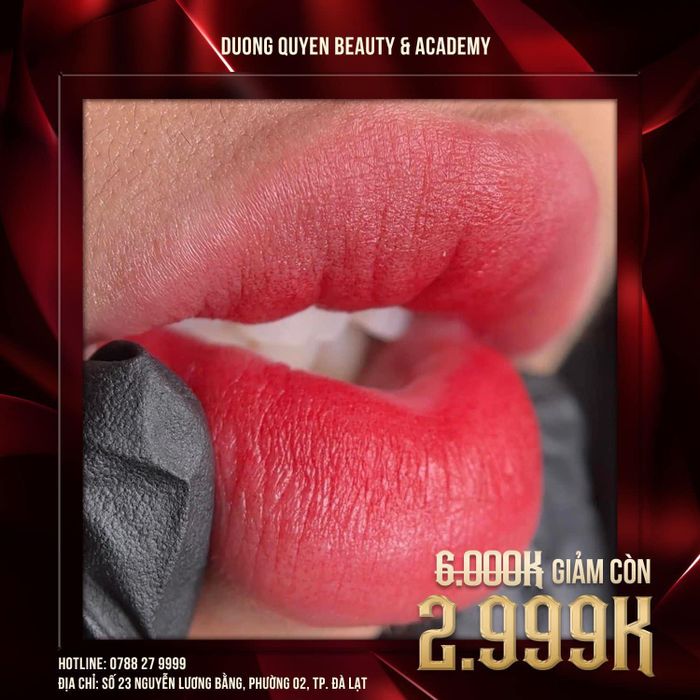 Hình ảnh thực tế về không gian và chất lượng dịch vụ tại Duong Quyen Beauty & Academy