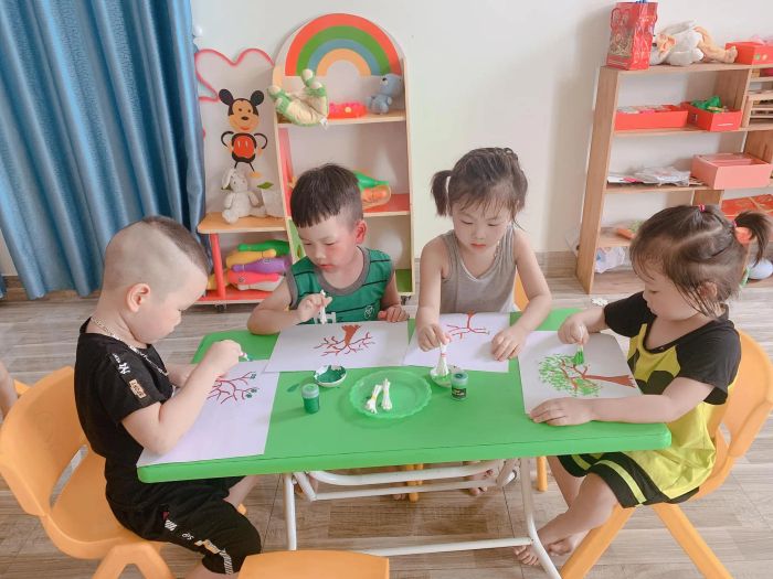 Không gian học tập đầy màu sắc tại Mầm Non Sơn Ca