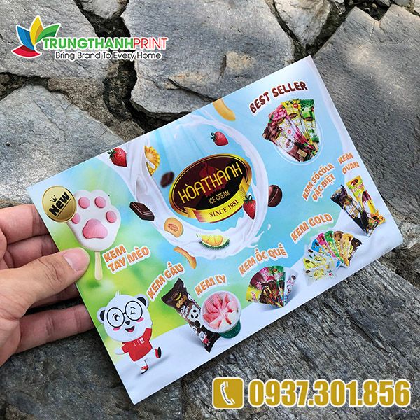 Minh họa quy trình in ấn chuyên nghiệp tại Trung Thành Print