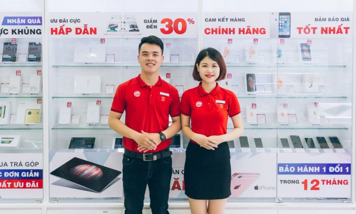 Không gian trải nghiệm sản phẩm tại CellphoneS