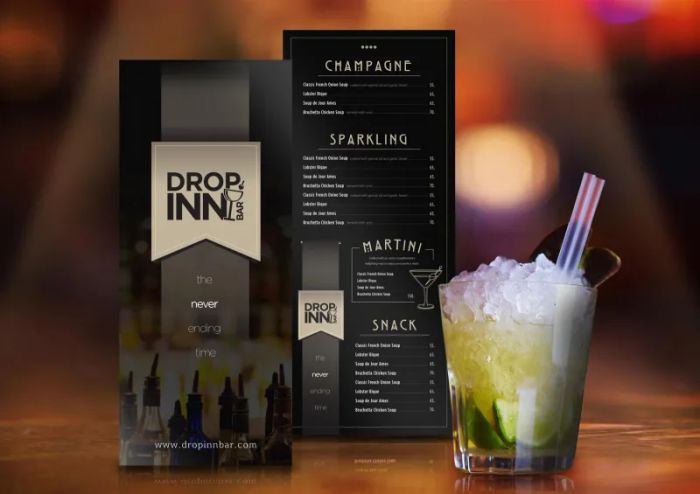 Hình ảnh mẫu thiết kế menu ấn tượng từ In Ấn Hoàng Nam