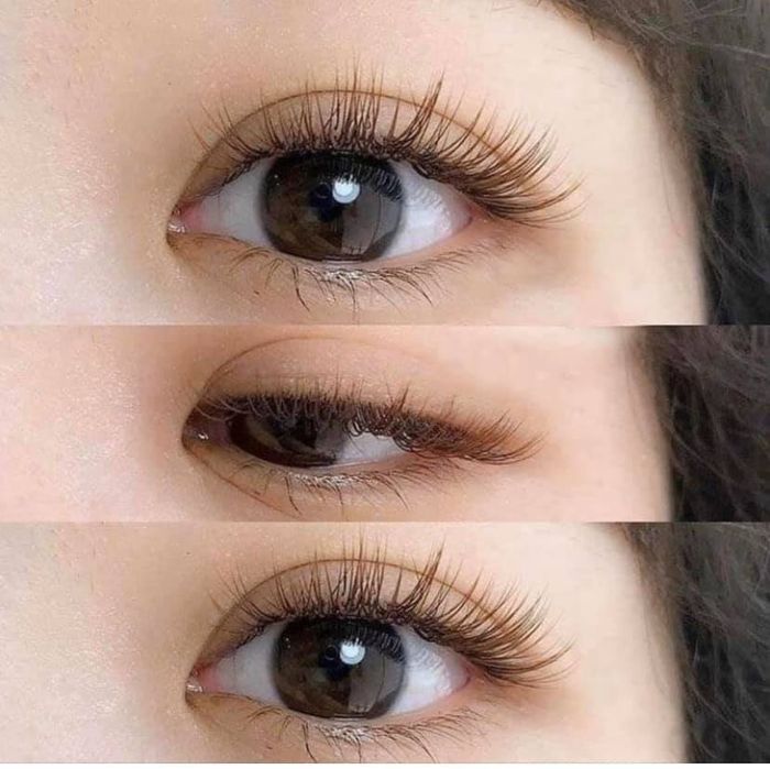 Hình ảnh thực tế kiểu nối mi thời thượng tại HH Beauty Spa