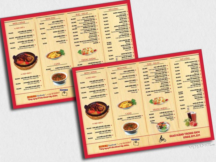 Hanoibrands ảnh 2 - Công nghệ in hiện đại cho ra đời những sản phẩm menu hoàn hảo