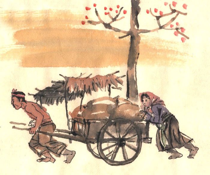 Tác phẩm minh họa số 1 - Bức tranh nghệ thuật đầy cảm xúc