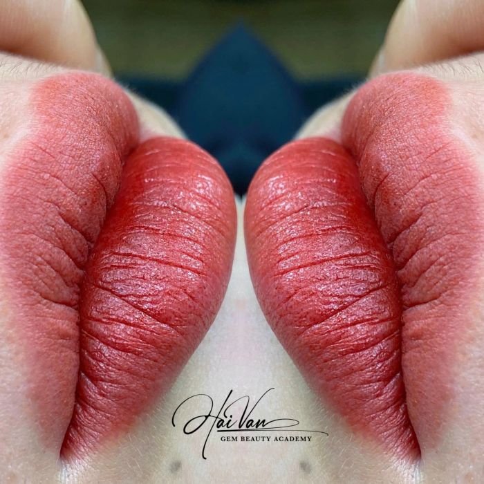 Hình ảnh kết quả phun xăm ấn tượng tại GEM Beauty & Academy
