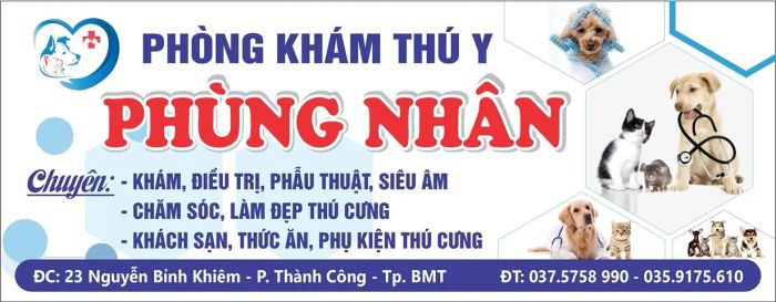 Hình ảnh phòng khám Thú y Phùng Nhân