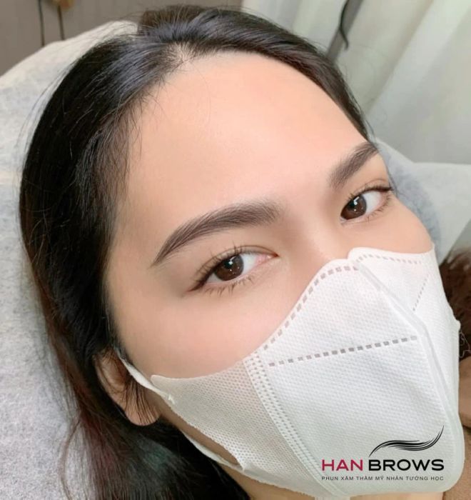 Hình ảnh kết quả phun xăm ấn tượng tại Han Brows