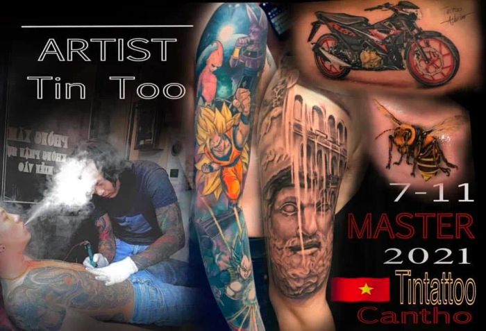 Tác phẩm nghệ thuật ấn tượng tại Tin Tattoo