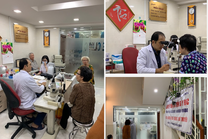 Không gian hiện đại tại Phòng Khám Mắt BS. Trung Thế Truyền