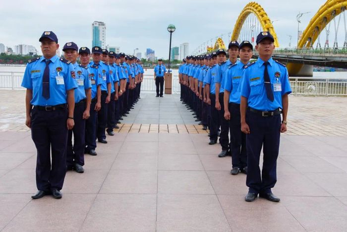 Hình ảnh trung tâm điều hành an ninh hiện đại của Thắng Lợi