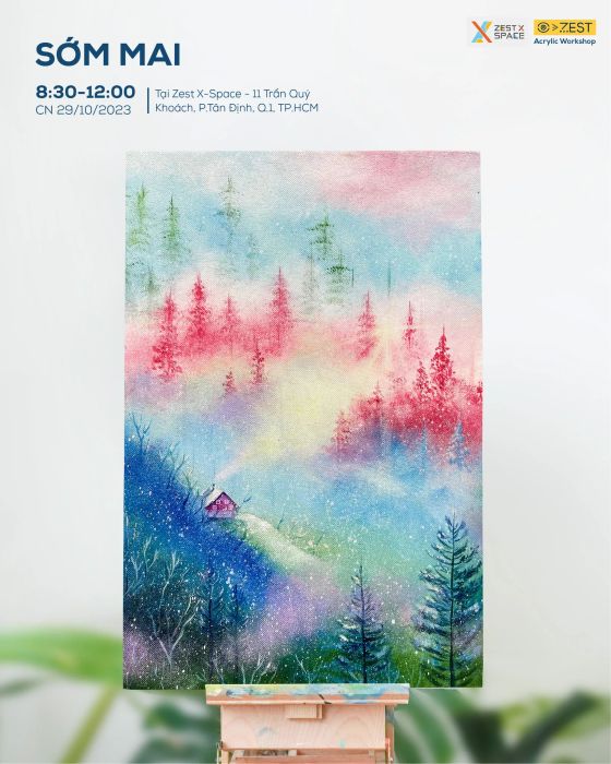 Góc học tập chuyên nghiệp tại Zest Art - Ảnh 2
