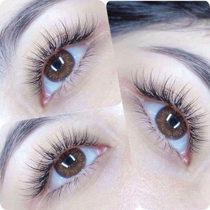 Hình ảnh thực tế dịch vụ nối mi tại Mỹ Nhân Eyelash & Nail