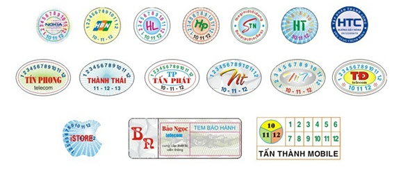 Hình ảnh sản phẩm tem vỡ đạt chuẩn từ Bắc Việt