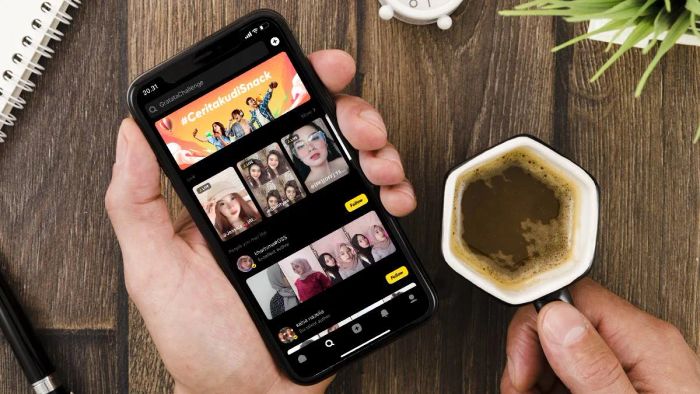 Hình ảnh minh họa SnackVideo phiên bản 2