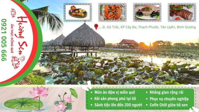 Hương Sen Restaurant - Không gian xanh mát đậm chất Việt