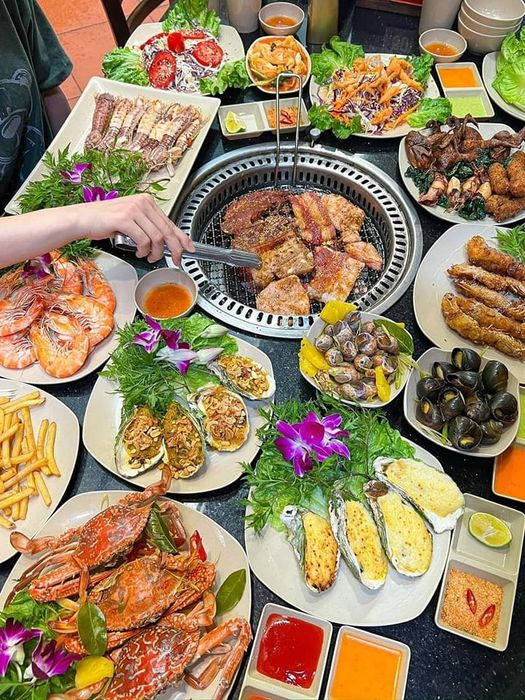 Tiệc hải sản nướng tại Nướng Tự Sướng 2