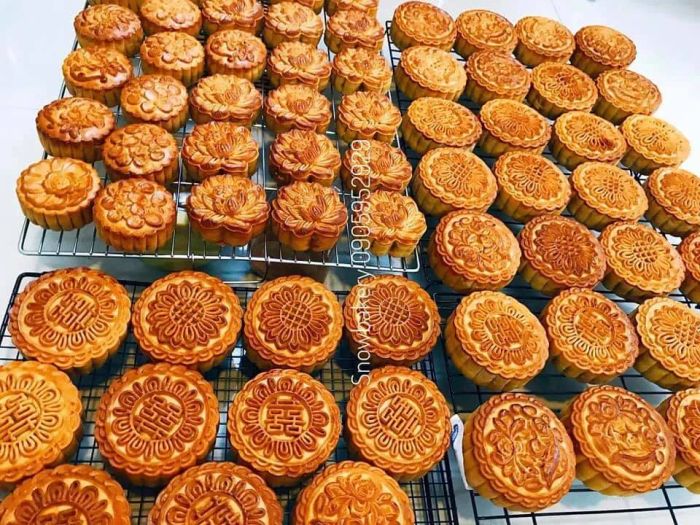 Hình ảnh bánh trung thu handmade tại Snow Bakery