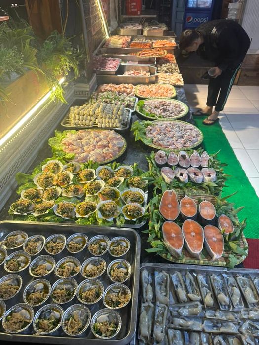 Hải sản tươi ngon tại Sato Young BBQ