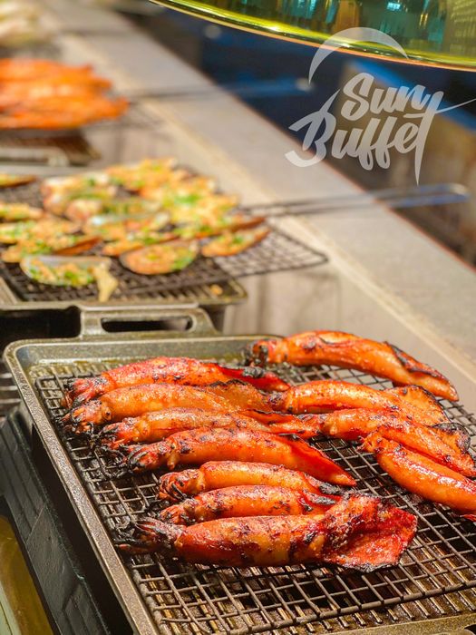 Hải sản nướng tại nhà hàng