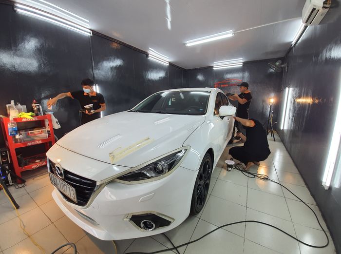 Bộ sưu tập hình ảnh ấn tượng về dịch vụ phủ Ceramic tại Minh Hùng Auto Detailing