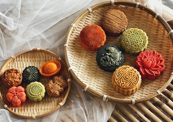 Hình ảnh bánh trung thu nghệ thuật tại U's Kitchen - Nhà Bếp Của Ú