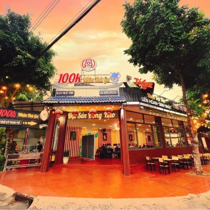 Quán Nhậu 100k - Không gian rộng rãi, phù hợp cho mọi cuộc họp mặt gia đình, bạn bè (Ảnh 3)