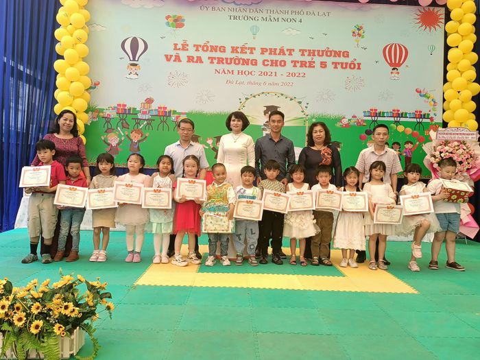 Góc học tập sáng tạo dành cho các bé tại Trường Mầm Non 4