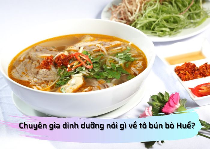 Hình ảnh tô bún bò Huế thơm ngon tại Bé Mai