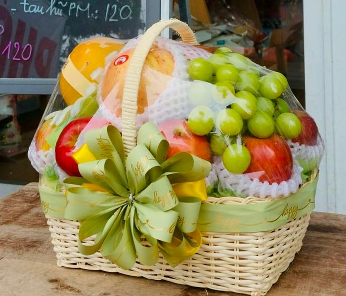 Giỏ quà trái cây cao cấp - Ảnh 1