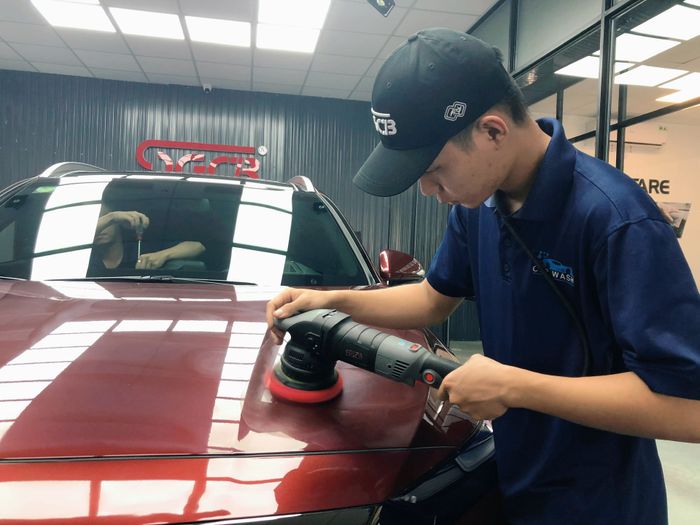 Không gian phục vụ chuyên nghiệp tại TA CAR CARE