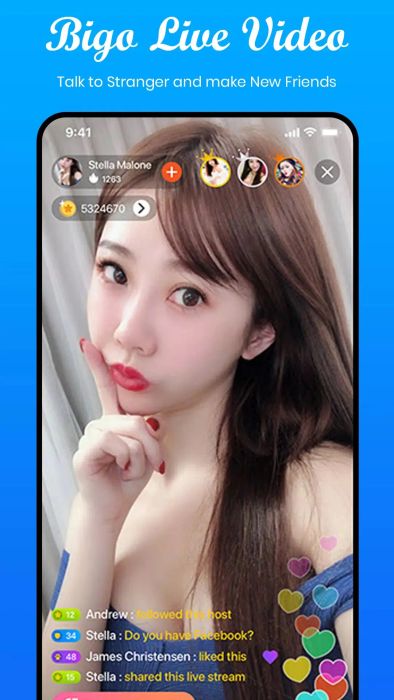 Hình ảnh minh họa Bigo Live phiên bản 2
