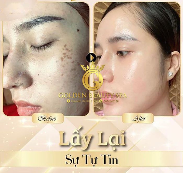 Không gian sang trọng và hiện đại tại Golden Beauty Spa