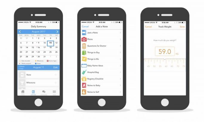 Hình ảnh minh họa ứng dụng Ovia Pregnancy & Baby Tracker