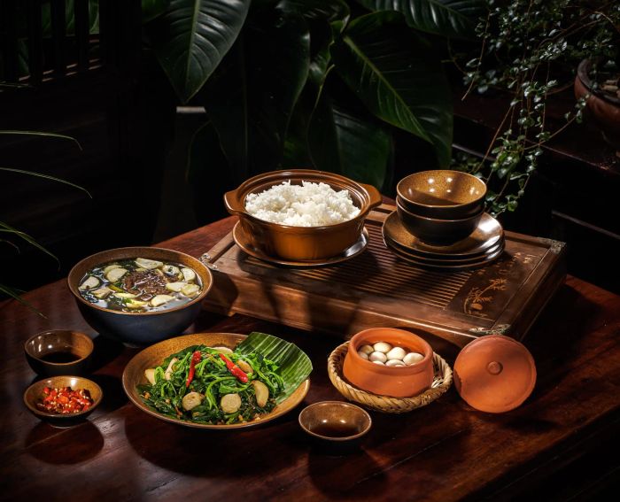 Món ăn tại nhà hàng