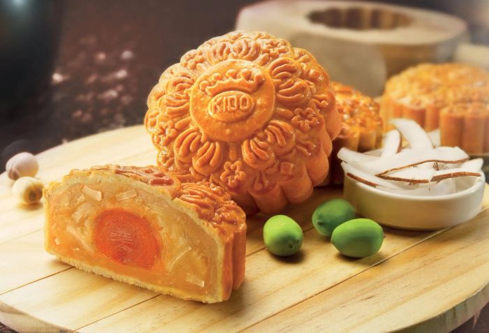Không gian trưng bày bánh trung thu đa dạng tại Mientayzone