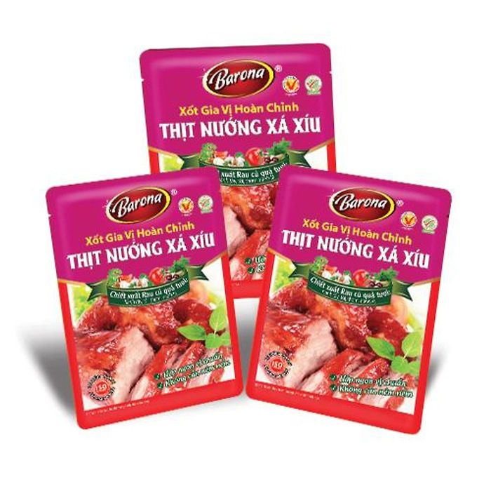 Sốt gia vị hoàn chỉnh thịt nướng xá xíu Barona hình ảnh 1