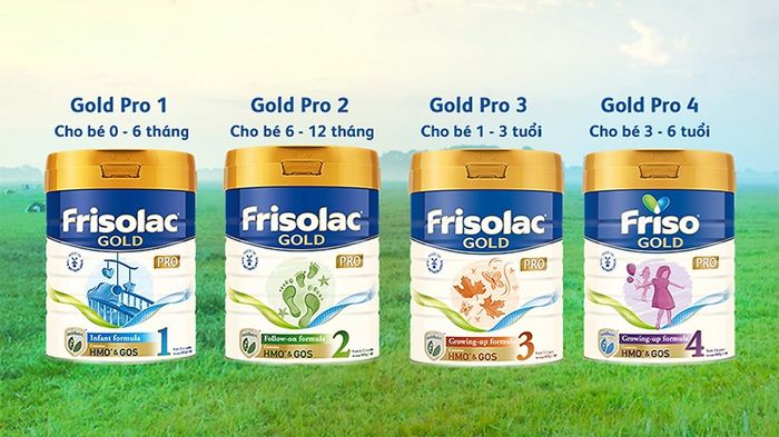 Hình ảnh sữa Frisolac Gold Pro 1 - Tinh túy dinh dưỡng từ Hà Lan
