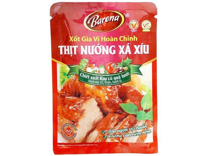 Sốt gia vị hoàn chỉnh thịt nướng xá xíu Barona hình ảnh 2