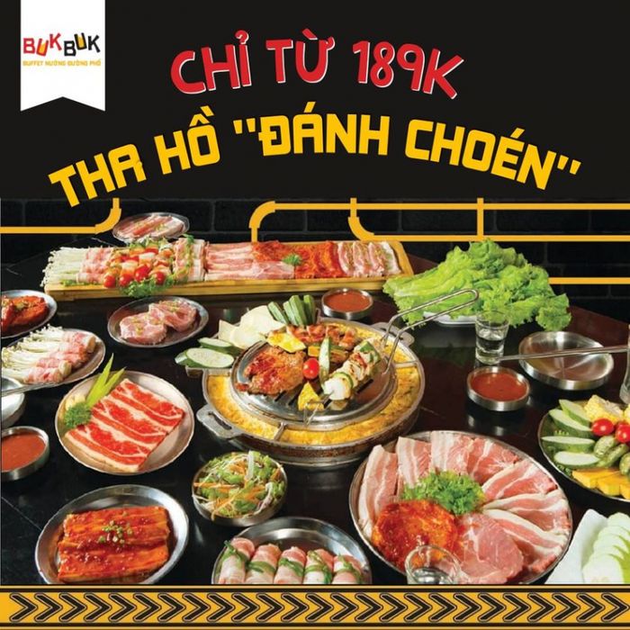 Hình ảnh không gian ấn tượng tại Buk Buk