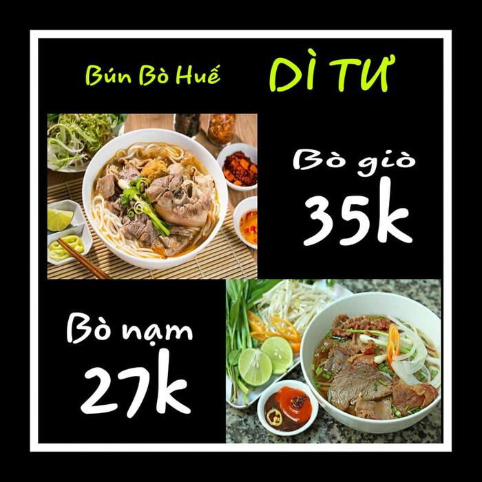 Bún Bò Huế DÌ TƯ ảnh 2