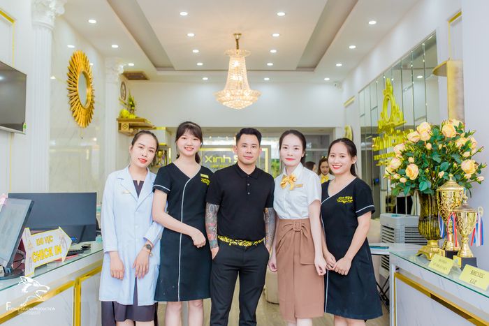 Hình ảnh thực tế quy trình nâng mũi tại Xinh Spa Center