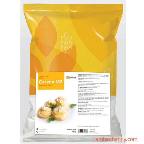 Hình ảnh bột trộn sẵn nhân su kem Cerena - phiên bản cao cấp