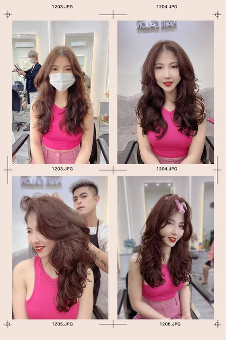 Hình ảnh các tác phẩm tóc tại Hair Salon Hoàng Tú