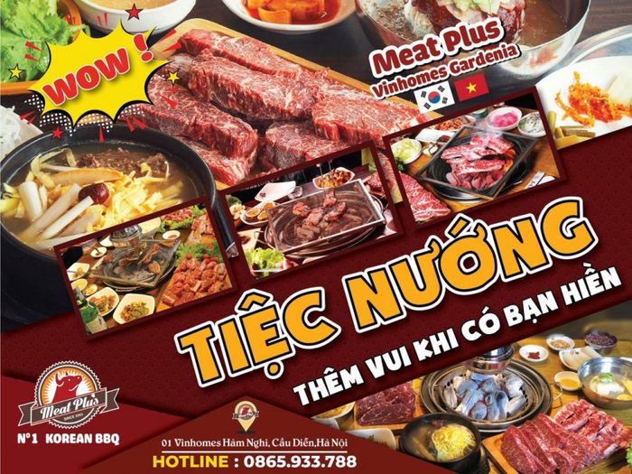 Không gian ấm cúng tại Meat Plus No1 Korean BBQ