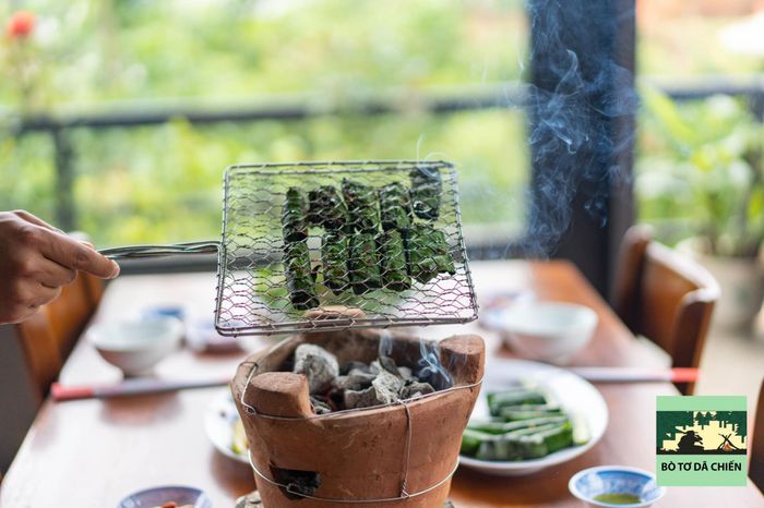 Không gian thơ mộng và món ngon tại Bò Tơ Dã Chiến